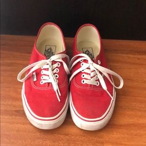 Size 9 Red Vans